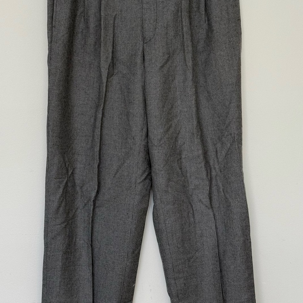 Lauren Ralph mens Pleated Wool Pants Escape from Ordinary Gray 34x34 Retail$125